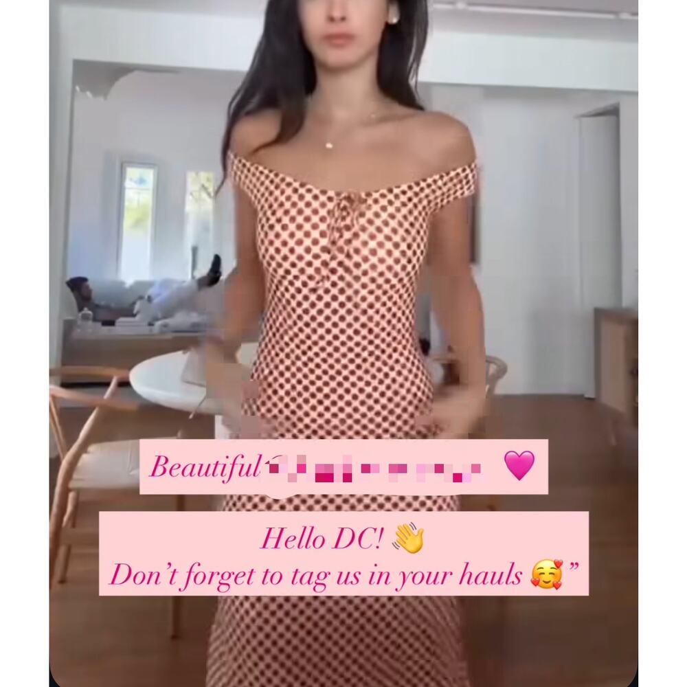 NEW! Reformation Milo Knit Dress Pamplona Dot Size S - Picture 2 of 6